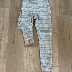 Lululemon white and gray leggings